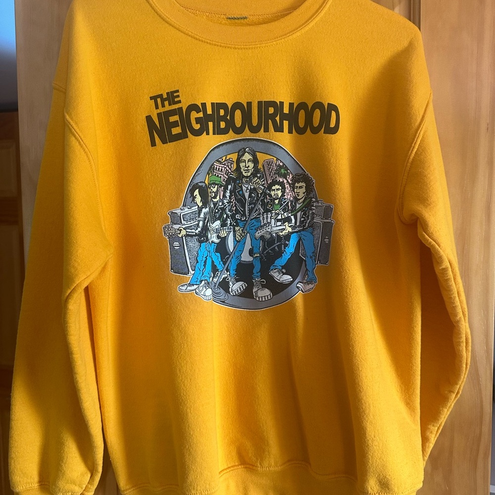 Neighborhood Yellow Graphic Women's Sweater
